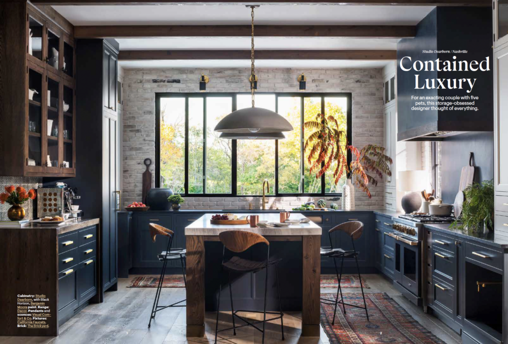 kitchen design in magazine